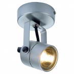 SPOT 79 230V wall and ceiling, luminaire, silvergrey, GU10, max. 50W