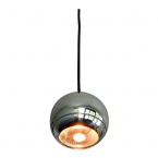 LIGHT EYE pendant luminaire, chrome, GU10, max. 75W