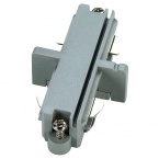  Longitudinal connector for 1-circuit HV-track, silvergrey electrical