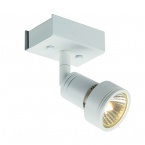  PURI 1 ceiling light, matt white, GU10, max. 50W, incl. decorative ring