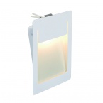 DOWNUNDER PURE recessed luminaire, square, white, 4,8W LED warmwhite, 120x155mm