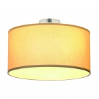  SOPRANA ceiling luminaire, CL-1, round, beige textile, E27, max. 3x 60W