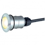 POWER TRAIL-LITE round, stainless steel 316, 1W LED, warmwhite, IP67