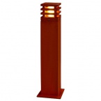  RUSTY SQUARE 70 outdoor lamp, rusted iron, E27 Energy Saver, max. 11W, IP55