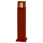 RUSTY SQUARE 70 outdoor lamp, rusted iron, E27 Energy Saver, max. 11W, IP55