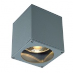 BIG THEO CEILING OUT ceiling luminaire, square, silvergrey, ES111, max. 75W