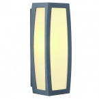  MERIDIAN BOX wall lamp, anthracite, E27, max. 20W, with motion detector