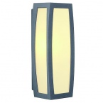 MERIDIAN BOX wall lamp, anthracite, E27, max. 20W, with motion detector