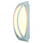  MERIDIAN 2 wall lamp, silvergrey, E27 Energy Saver, max. 25W, IP54