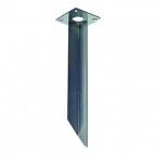  Earth spike GRAFIT SL, RUSTY SLOT and LOGS, galvanized steel, length 48cm