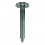  Earth spike for ROX ACRYL POLE , ARCOLOS UP beam, SQUARE POLE and GLOO PURE,stainl. steel