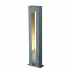 ARROCK ARC GU10, floor lamp, granite, salt & pepper, GU10, max. 35W