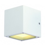  SITRA CUBE wall lamp, white, GX53, max. 9W