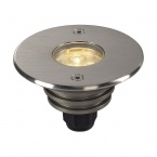  DASAR LED LV recessed fitting, rund, stainless steel 316, 6W , 3000K, 12-25V, IP67
