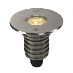  DASAR LED HV recessed fitting, rund, stainless steel 316, 6W , 3000K, 230V, IP67