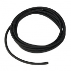  Textile cable, tripolar, 10m, black